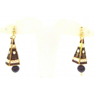 Meenakari Minakari Enamel Jhumka Jhumki Handmade Earring Jewelry Chandelier A136
